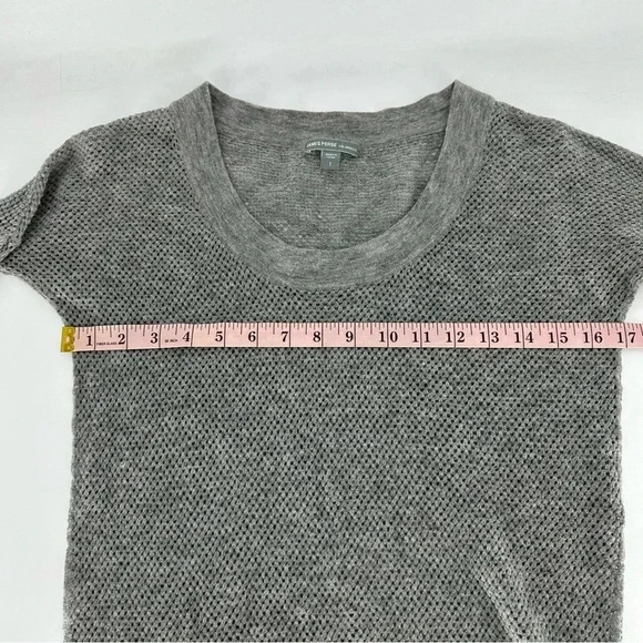 James Perse cashmere & wool mesh net sweater - Picture 8 of 12